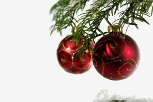 ornaments on tree